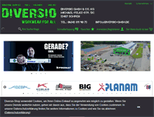 Tablet Screenshot of diversio-gmbh.de